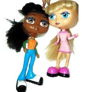 Two 6" Vintage 1999 Diva Starz Alexa & Tia  Interactive Talking Dolls Set WORKS